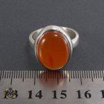 انگشتر عقیق یمن حکاکی شرف الشمس مردانه - کد 8070 - تصویر 4