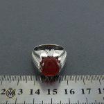 انگشتر عقیق یمن مردانه - کد 8151 - تصویر 4