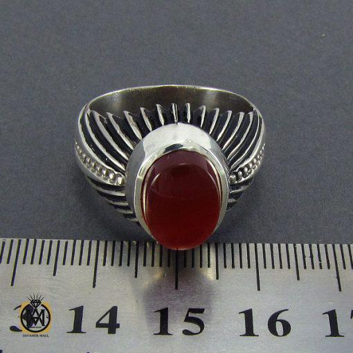 انگشتر عقیق یمن مردانه - کد 8152 - تصویر 4