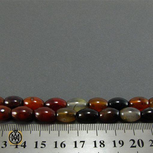 تسبیح عقیق سلیمانی 33 دانه هلی - کد 4045 - تصویر 5