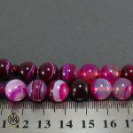 4 تسبیح عقیق 33 دانه صورتی گرد - کد 4039 - تصویر 4