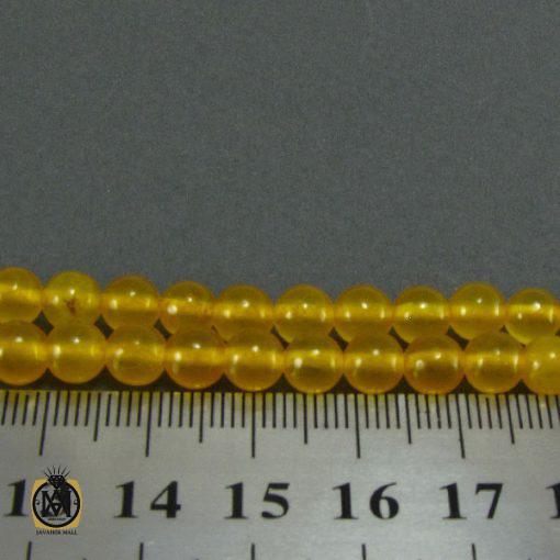 تسبیح جید زرد شرف الشمس 101 دانه - کد 4050 - تصویر 4