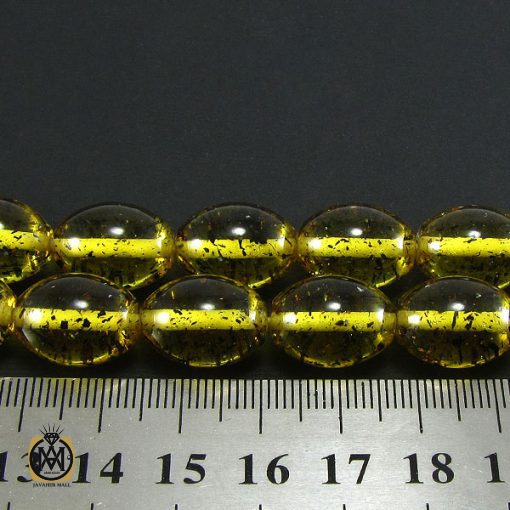 تسبیح کهربای پودری 33 دانه هلی - کد 4061 - تصویر 4