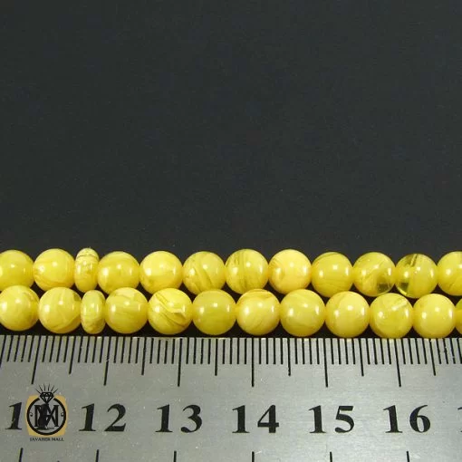 تسبیح کهربای پودری 101 دانه - کد 4063 - تصویر 4