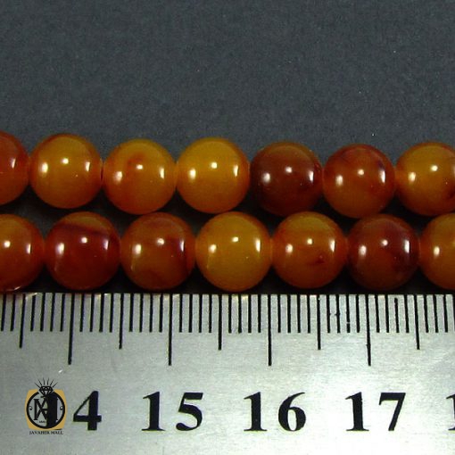 تسبیح کهربای پودری 101 دانه خوش نقش - کد 4064 - تصویر 4