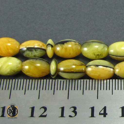 تسبیح کهربای پودری 33 دانه هلی - کد 4073 - تصویر 4