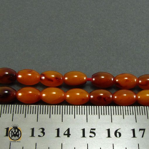 تسبیح کهربای پودری 33 دانه هلی - کد 4074 - تصویر 4