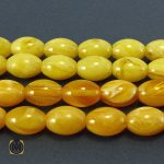 4 تسبیح کهربای پودری 33 دانه هلی - کد 4086 - تصویر 5