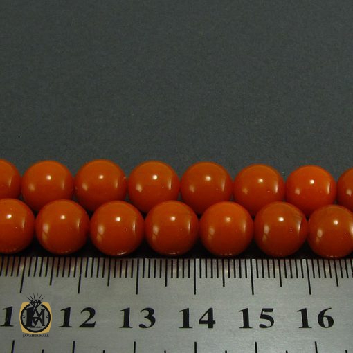 تسبیح کهربا پودری 33 دانه هلی خوش رنگ - کد 4087 - تصویر 4