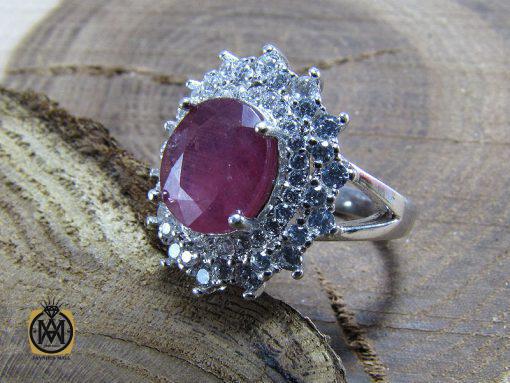 انگشتر یاقوت سرخ طرح صبا زنانه -کد 2019 - تصویر 4