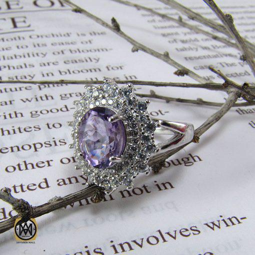 انگشتر آمتیست طرح رویا زنانه -کد 2004 - تصویر 5