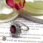 4 انگشتر یاقوت سرخ طرح آرزو زنانه -کد 2011 - تصویر 2