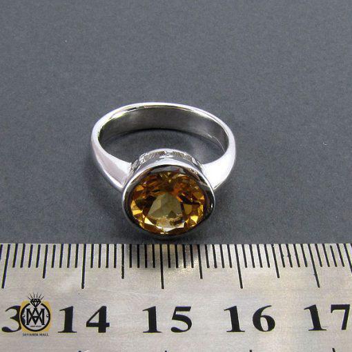 انگشتر سیترین زنانه طرح نیکو - کد 2047 - تصویر 6