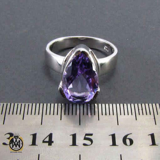 انگشتر آمتیست زنانه طرح تبسم– کد 2054 - تصویر 6