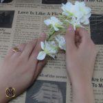 5 انگشتر سیترین زنانه طرح گیسو - کد 2066 - تصویر 5