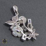 5 سرویس تانزانایت، کوارتز و صدف طرح مهشید زنانه - کد 7037 - تصویر 5