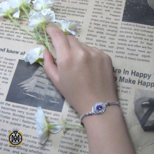 دستبند آمتیست زنانه – کد 1005 - تصویر 5