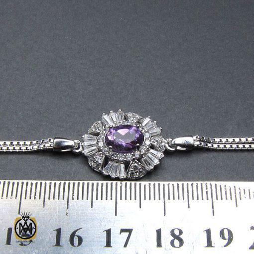 5 دستبند آمتیست زنانه – کد 1013 - تصویر 4