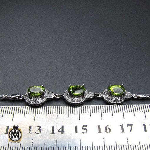 دستبند زبرجد زنانه طرح پریسا – کد 1020 - تصویر 4