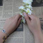 دستبند یاقوت کبود زنانه طرح درسا – کد 1024 - تصویر 5