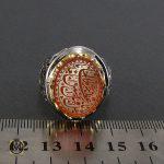 5 انگشتر عقیق یمن مردانه با حکاکی یا اهل العالم قتل الحسین بکربلا عطشان - کد 8077 - تصویر 5