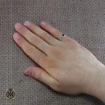 5 انگشتر عقیق یمن مردانه با حکاکی و من یتق الله مردانه - کد 8123 - تصویر 5