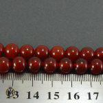 تسبیح عقیق درشت قرمز 101 دانه - کد 4055 - تصویر 5