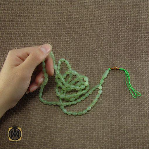 تسبیح شاه مقصود 101 دانه طبیعی خوش تراش - کد 4047 - تصویر 5