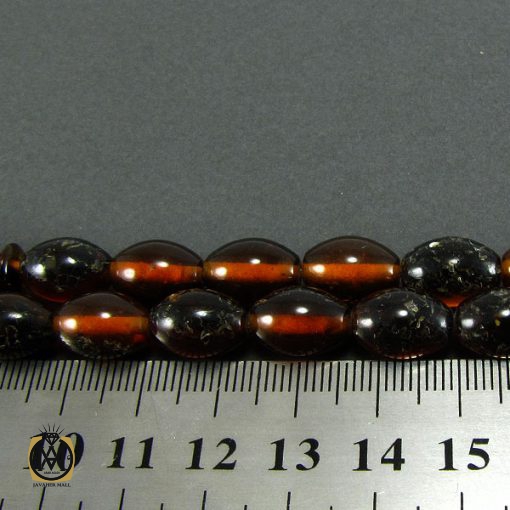 تسبیح کهربای پودری 33 دانه هلی - کد 4071 - تصویر 4