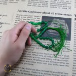 تسبیح کهربای پودری 33 دانه هلی - کد 4090 - تصویر 5