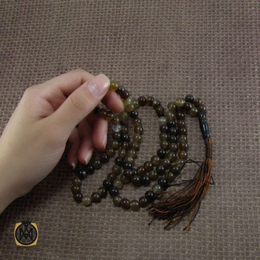 تسبیح عقیق جزع 101 دانه - کد 4056 - تصویر 5