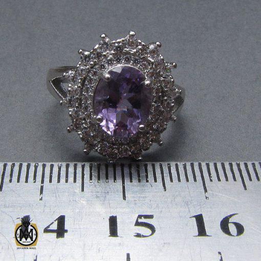 انگشتر آمتیست طرح رویا زنانه -کد 2004 - تصویر 4