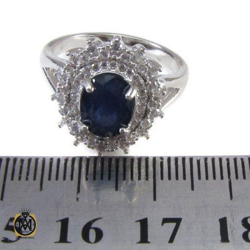 انگشتر یاقوت کبود طرح رها زنانه -کد 2007 - تصویر 5