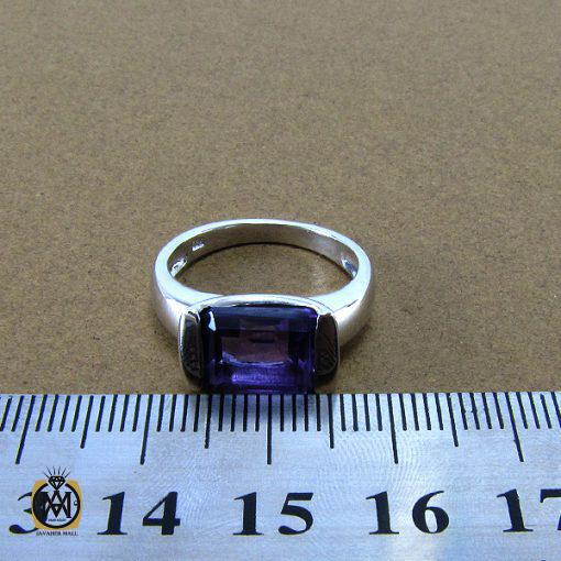 انگشتر آمتیست زنانه طرح کیانا - کد 2031 - تصویر 5