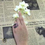 نیم ست تورمالین، کوارتز و صدف طرح نوشین زنانه - کد 7032 - تصویر 6