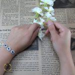 6 دستبند یاقوت کبود زنانه طرح فروزان – کد 1019 - تصویر 6