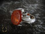 انگشتر عقیق یمن با حکاکی یا جواد ابن الرضا - کد 8285 - تصویر 6