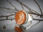 انگشتر عقیق یمن با حکاکی یا اباعبدالله الحسین - کد 8290 - تصویر 6