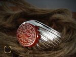 انگشتر عقیق یمن با حکاکی سلطان اباالحسن - کد 8293 - تصویر 6