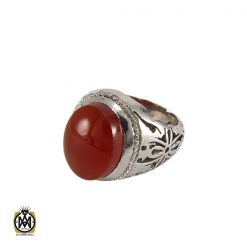 انگشتر عقیق یمن مردانه دست ساز - کد 8216 انگشتر عقیق یمن مردانه دست ساز - کد 8216