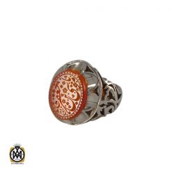 انگشتر عقیق یمن مردانه با حکاکی يا موسي ابن جعفر(ع) - کد 8244 انگشتر عقیق یمن مردانه با حکاکی يا موسي ابن جعفر(ع) - کد 8244