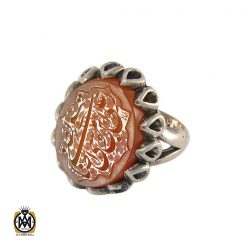 انگشتر عقیق یمن مردانه با حکاکی علی ابن موسی الرضا المرتضی - کد 8263 انگشتر عقیق یمن مردانه با حکاکی علی ابن موسی الرضا المرتضی - کد 8263