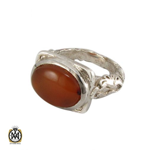 1 انگشتر عقیق یمن مردانه - کد 8297 - تصویر 1