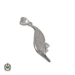 مدال نقره زنانه طرح ياسمن - کد 3020