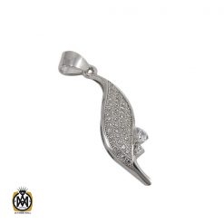 مدال نقره زنانه طرح ياسمن - کد 3020 مدال نقره زنانه طرح ياسمن - کد 3020