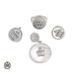 سرویس صدف زنانه طرح مهوش - کد 7048