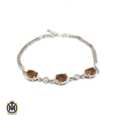 دستبند زولتنایت زنانه طرح ويدا - کد 1045 دستبند زولتنایت زنانه طرح ويدا - کد 1045