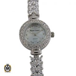 ساعت نقره زنانه رویال کرون - کد 6003 ساعت نقره زنانه رویال کرون - کد 6003