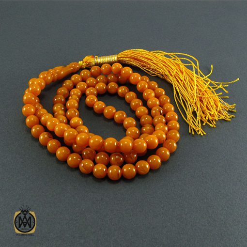 2 تسبیح کهربای پودری 101 دانه - کد 4070 - تصویر 2