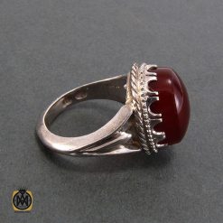 انگشتر عقیق یمن مردانه - کد 8213 انگشتر عقیق یمن مردانه - کد 8213